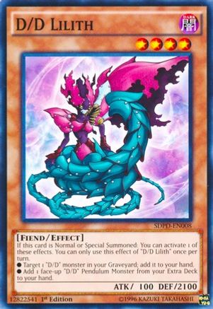 D/D Lilith (SDPD-EN008) - Structure Deck: Pendulum Domination 1st Edition Structure Deck: Pendulum Domination Yugioh Single  Squirtle Squad Card Shop.