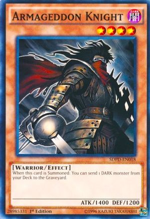 Armageddon Knight (SDPD-EN018) - Structure Deck: Pendulum Domination 1st Edition Structure Deck: Pendulum Domination Yugioh Single  Squirtle Squad Card Shop.
