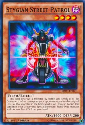 Stygian Street Patrol (SDPD-EN021) - Structure Deck: Pendulum Domination 1st Edition Structure Deck: Pendulum Domination Yugioh Single  Squirtle Squad Card Shop.