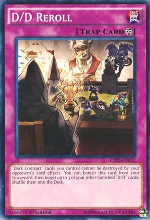 D/D Reroll (SDPD-EN032) - Structure Deck: Pendulum Domination 1st Edition Structure Deck: Pendulum Domination Yugioh Single  Squirtle Squad Card Shop.