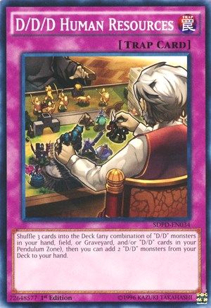 D/D/D Human Resources (SDPD-EN034) - Structure Deck: Pendulum Domination 1st Edition Structure Deck: Pendulum Domination Yugioh Single  Squirtle Squad Card Shop.