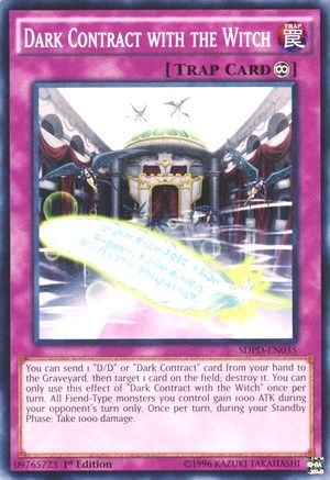 Dark Contract with the Witch (SDPD-EN035) - Structure Deck: Pendulum Domination 1st Edition Structure Deck: Pendulum Domination Yugioh Single  Squirtle Squad Card Shop.