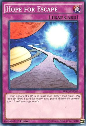 Hope for Escape (SDPD-EN040) - Structure Deck: Pendulum Domination 1st Edition Structure Deck: Pendulum Domination Yugioh Single  Squirtle Squad Card Shop.