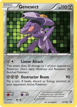 Genesect XY196 - Holofoil XY Promos - Promo XY Promos Pokemon Single  Squirtle Squad Card Shop.