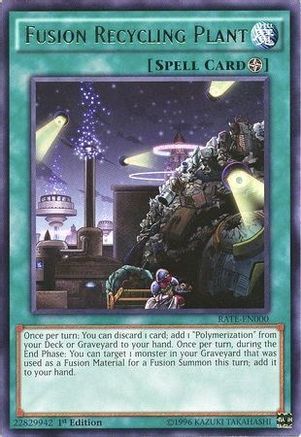 Fusion Recycling Plant (RATE-EN000) - Raging Tempest 1st Edition Raging Tempest Yugioh Single  Squirtle Squad Card Shop.