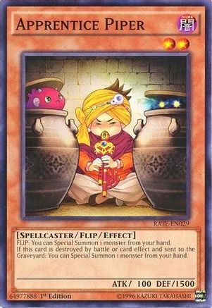 Apprentice Piper (RATE-EN029) - Raging Tempest 1st Edition Raging Tempest Yugioh Single  Squirtle Squad Card Shop.