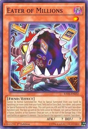 Eater of Millions (RATE-EN032) - Raging Tempest Unlimited Raging Tempest Yugioh Single  Squirtle Squad Card Shop.