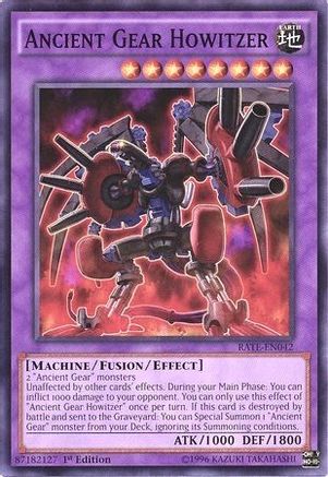 Ancient Gear Howitzer (RATE-EN042) - Raging Tempest Unlimited Raging Tempest Yugioh Single  Squirtle Squad Card Shop.