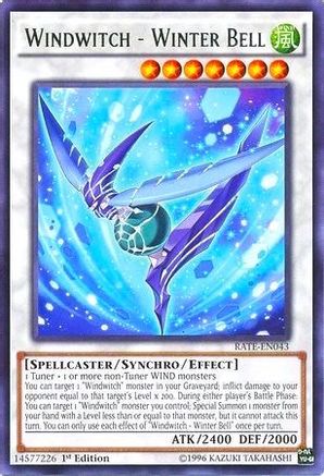 Windwitch - Winter Bell (RATE-EN043) - Raging Tempest 1st Edition Raging Tempest Yugioh Single  Squirtle Squad Card Shop.