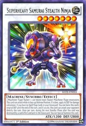 Superheavy Samurai Stealth Ninja (RATE-EN044) - Raging Tempest 1st Edition Raging Tempest Yugioh Single  Squirtle Squad Card Shop.