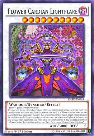 Flower Cardian Lightflare (RATE-EN045) - Raging Tempest 1st Edition Raging Tempest Yugioh Single  Squirtle Squad Card Shop.