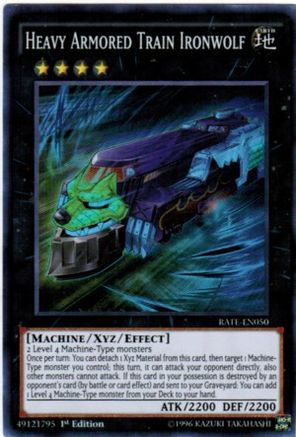Heavy Armored Train Ironwolf (RATE-EN050) - Raging Tempest Unlimited Raging Tempest Yugioh Single  Squirtle Squad Card Shop.