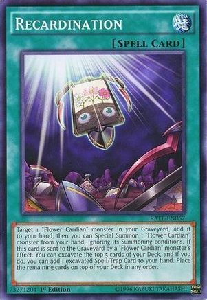 Recardination (RATE-EN057) - Raging Tempest 1st Edition Raging Tempest Yugioh Single  Squirtle Squad Card Shop.
