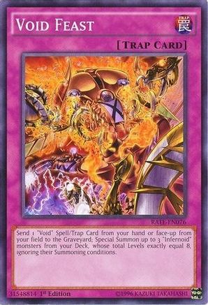 Void Feast (RATE-EN076) - Raging Tempest 1st Edition Raging Tempest Yugioh Single  Squirtle Squad Card Shop.