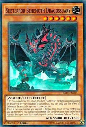Subterror Behemoth Dragossuary (RATE-EN083) - Raging Tempest 1st Edition Raging Tempest Yugioh Single  Squirtle Squad Card Shop.