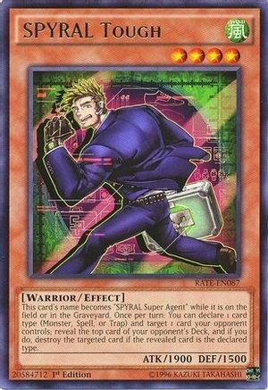 SPYRAL Tough (RATE-EN087) - Raging Tempest 1st Edition Raging Tempest Yugioh Single  Squirtle Squad Card Shop.
