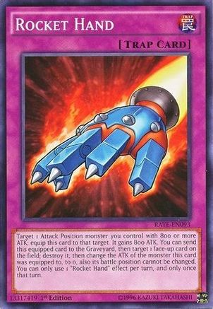 Rocket Hand (RATE-EN093) - Raging Tempest 1st Edition Raging Tempest Yugioh Single  Squirtle Squad Card Shop.