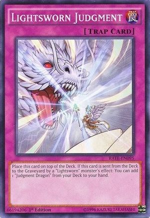 Lightsworn Judgment (RATE-EN095) - Raging Tempest 1st Edition Raging Tempest Yugioh Single  Squirtle Squad Card Shop.