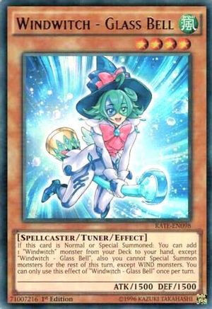 Windwitch - Glass Bell (RATE-EN098) - Raging Tempest 1st Edition Raging Tempest Yugioh Single  Squirtle Squad Card Shop.