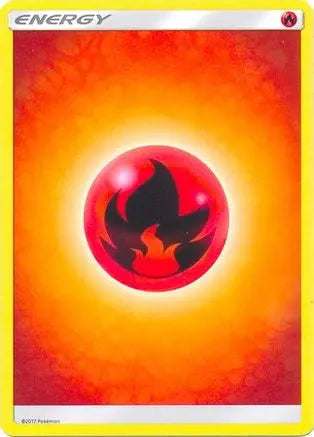 Fire Energy (2017 Unnumbered)  - Reverse Holofoil SM Base Set - Common