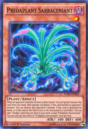 Predaplant Sarraceniant (FUEN-EN001) - Fusion Enforcers Unlimited Fusion Enforcers Yugioh Single  Squirtle Squad Card Shop.