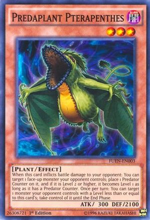 Predaplant Pterapenthes (FUEN-EN003) - Fusion Enforcers Unlimited Fusion Enforcers Yugioh Single  Squirtle Squad Card Shop.