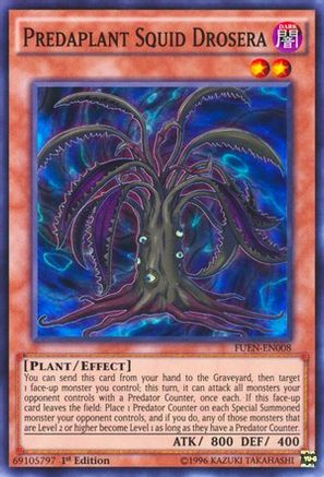 Predaplant Squid Drosera (FUEN-EN008) - Fusion Enforcers Unlimited Fusion Enforcers Yugioh Single  Squirtle Squad Card Shop.