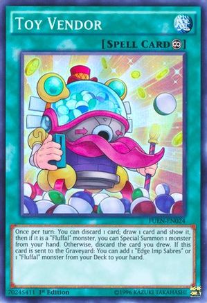 Toy Vendor (FUEN-EN024) - Fusion Enforcers 1st Edition Fusion Enforcers Yugioh Single  Squirtle Squad Card Shop.