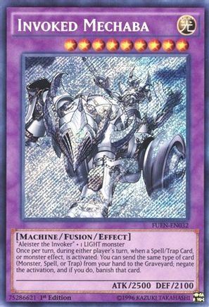Invoked Mechaba (FUEN-EN032) - Fusion Enforcers 1st Edition Fusion Enforcers Yugioh Single  Squirtle Squad Card Shop.