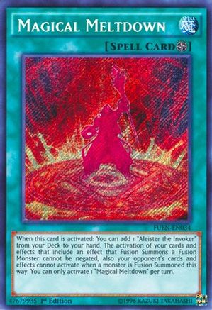 Magical Meltdown (FUEN-EN034) - Fusion Enforcers 1st Edition Fusion Enforcers Yugioh Single  Squirtle Squad Card Shop.