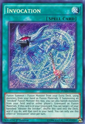 Invocation (FUEN-EN035) - Fusion Enforcers Unlimited Fusion Enforcers Yugioh Single  Squirtle Squad Card Shop.