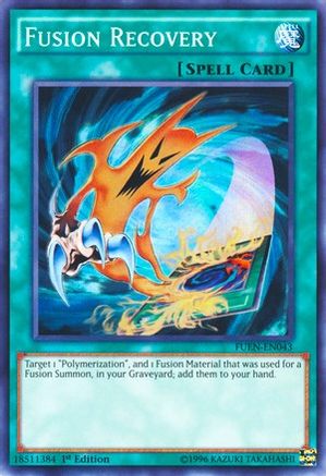 Fusion Recovery (FUEN-EN043) - Fusion Enforcers 1st Edition Fusion Enforcers Yugioh Single  Squirtle Squad Card Shop.