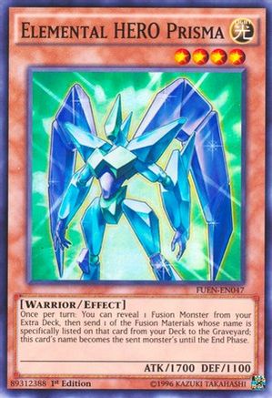 Elemental HERO Prisma (FUEN-EN047) - Fusion Enforcers 1st Edition Fusion Enforcers Yugioh Single  Squirtle Squad Card Shop.