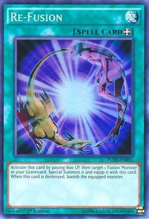Re-Fusion (FUEN-EN051) - Fusion Enforcers Unlimited Fusion Enforcers Yugioh Single  Squirtle Squad Card Shop.