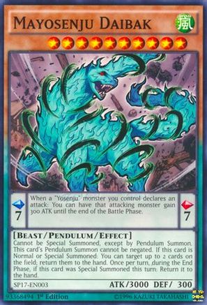 Mayosenju Daibak (SP17-EN003) - Star Pack - Battle Royal 1st Edition Star Pack - Battle Royal Yugioh Single  Squirtle Squad Card Shop.