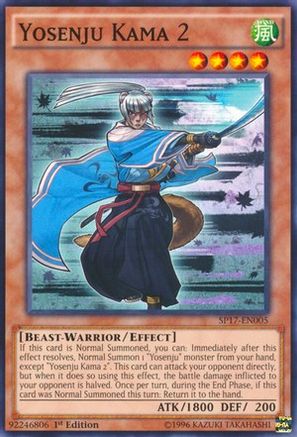 Yosenju Kama 2 (Starfoil) (SP17-EN005) - Star Pack - Battle Royal 1st Edition Star Pack - Battle Royal Yugioh Single  Squirtle Squad Card Shop.