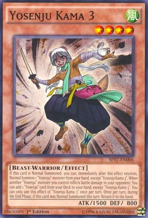 Yosenju Kama 3 (Starfoil) (SP17-EN006) - Star Pack - Battle Royal 1st Edition Star Pack - Battle Royal Yugioh Single  Squirtle Squad Card Shop.