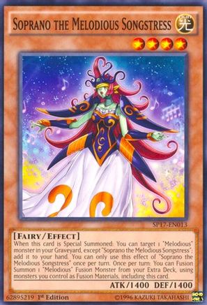 Soprano the Melodious Songstress (SP17-EN013) - Star Pack - Battle Royal 1st Edition Star Pack - Battle Royal Yugioh Single  Squirtle Squad Card Shop.