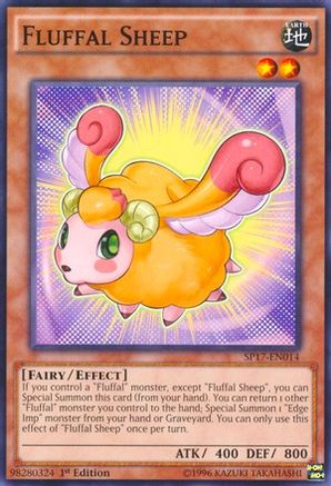 Fluffal Sheep (Starfoil) (SP17-EN014) - Star Pack - Battle Royal 1st Edition Star Pack - Battle Royal Yugioh Single  Squirtle Squad Card Shop.