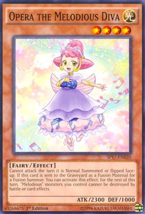 Opera the Melodious Diva (SP17-EN020) - Star Pack - Battle Royal 1st Edition Star Pack - Battle Royal Yugioh Single  Squirtle Squad Card Shop.