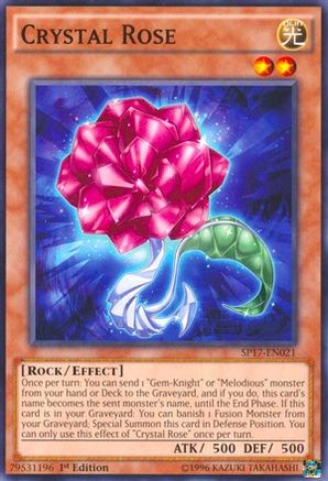 Crystal Rose (Starfoil) (SP17-EN021) - Star Pack - Battle Royal 1st Edition Star Pack - Battle Royal Yugioh Single  Squirtle Squad Card Shop.