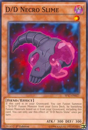 D/D Necro Slime (Starfoil) (SP17-EN027) - Star Pack - Battle Royal 1st Edition Star Pack - Battle Royal Yugioh Single  Squirtle Squad Card Shop.