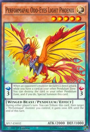 Performapal Odd-Eyes Light Phoenix (SP17-EN032) - Star Pack - Battle Royal 1st Edition Star Pack - Battle Royal Yugioh Single  Squirtle Squad Card Shop.