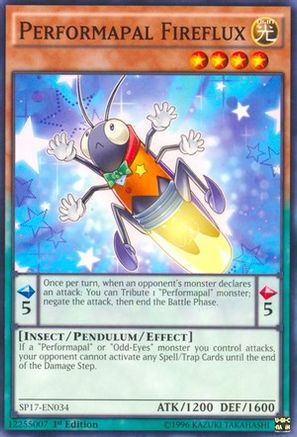 Performapal Fireflux (SP17-EN034) - Star Pack - Battle Royal 1st Edition Star Pack - Battle Royal Yugioh Single  Squirtle Squad Card Shop.