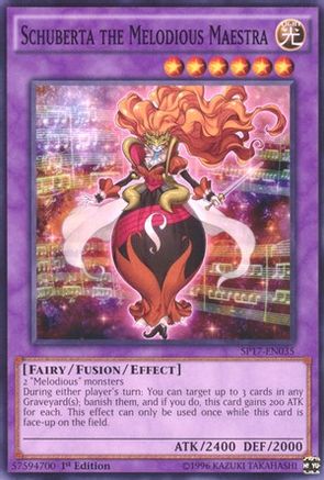 Schuberta the Melodious Maestra (Starfoil) (SP17-EN035) - Star Pack - Battle Royal 1st Edition Star Pack - Battle Royal Yugioh Single  Squirtle Squad Card Shop.
