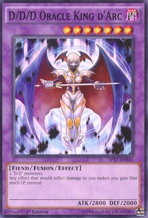 D/D/D Oracle King d'Arc (Starfoil) (SP17-EN040) - Star Pack - Battle Royal 1st Edition Star Pack - Battle Royal Yugioh Single  Squirtle Squad Card Shop.