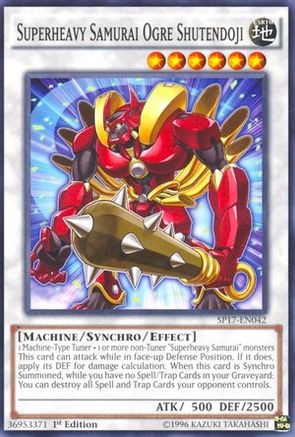 Superheavy Samurai Ogre Shutendoji (SP17-EN042) - Star Pack - Battle Royal 1st Edition Star Pack - Battle Royal Yugioh Single  Squirtle Squad Card Shop.