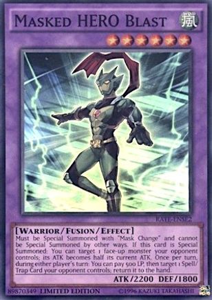 Masked HERO Blast (RATE-ENSE2) - Raging Tempest Limited Raging Tempest Yugioh Single  Squirtle Squad Card Shop.