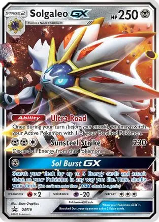 Solgaleo GX SM16  - Holofoil SM Promos - Promo SM Promos Pokemon Single  Squirtle Squad Card Shop.