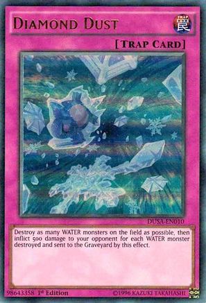 Diamond Dust (DUSA-EN010) - Duelist Saga 1st Edition Duelist Saga Yugioh Single  Squirtle Squad Card Shop.